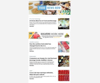 Picture of Food News Now Newsletter - Special Show Week Edition - Banner Ad